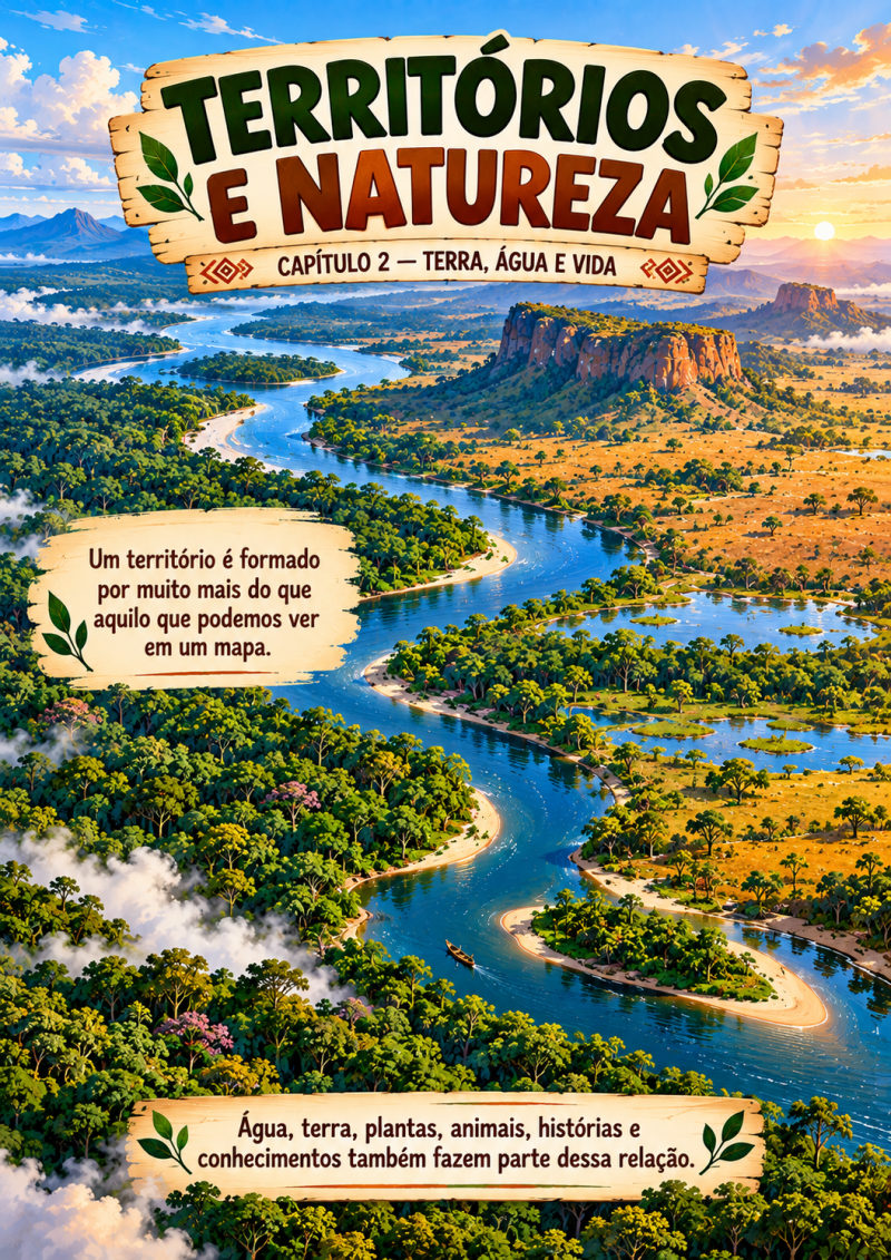 Página Territórios e Natureza